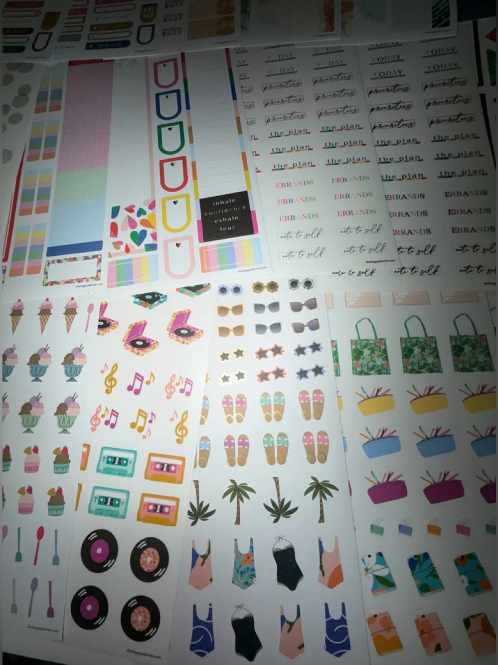 The Happy Planner stickers LOT